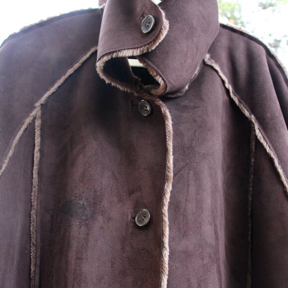 Suede and Fur coat by London Fog- size 2X - Picture 6 of 6